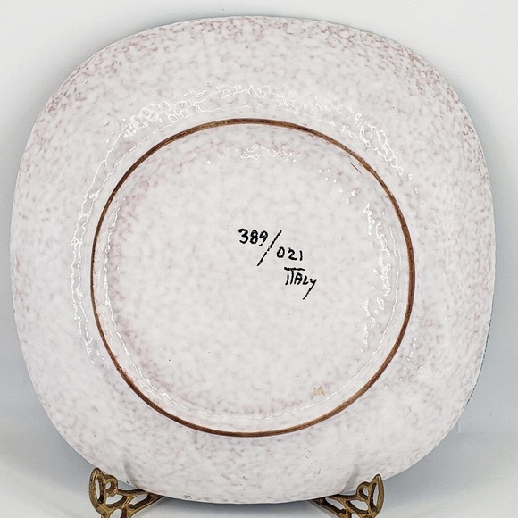 Vintage Alvino Bagni Raymor MCM Italian Pottery Console Serving Bowl Abstract - Picture 3 of 3